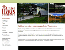 Tablet Screenshot of linzerhaus.com